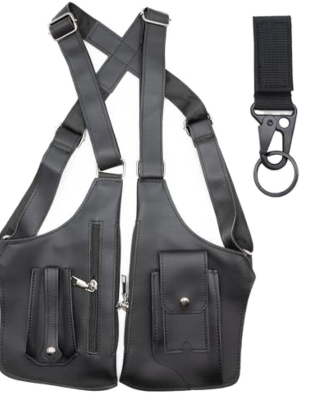 Double Shoulder Armpit Bag Anti Theft Underarm Wallet Adjustable Strap